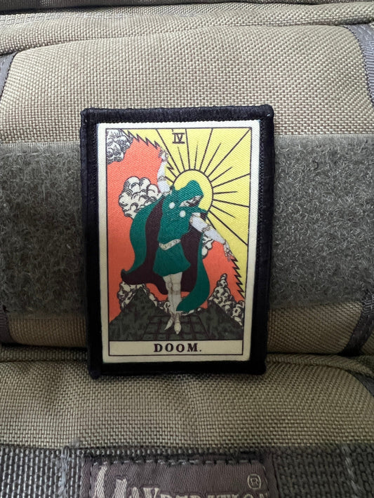 Dr. Doom "The Doom" Tarot Card Morale Patch: Bring Marvel's Most Iconic Villain to Your Gear