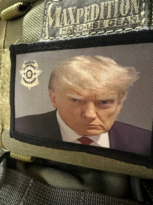 Making a Statement: The Trump Mug Shot Morale Patch