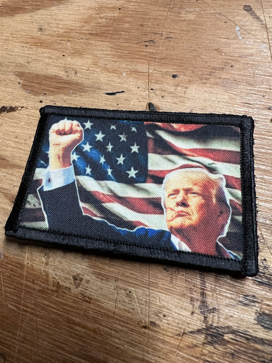 Trump Shooting Fist Morale Patch