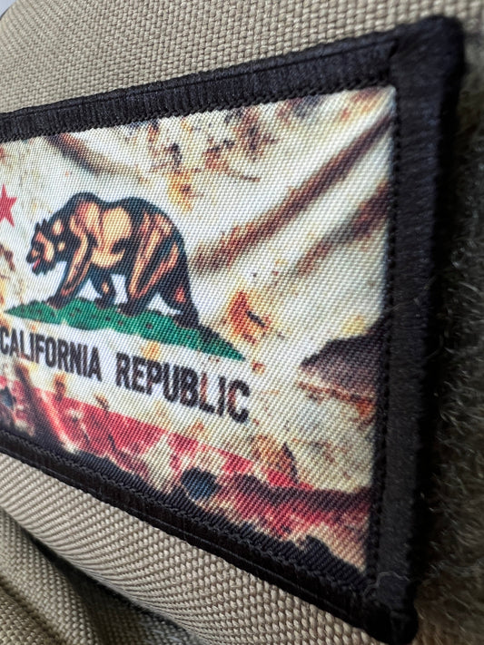 Why Every Californian Needs the Distressed California State Flag Morale Patch
