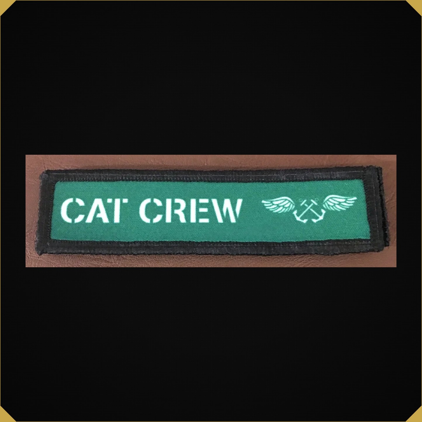 1x4 CAT Crew Boatswain's Mate Green Shirt Morale Patch
