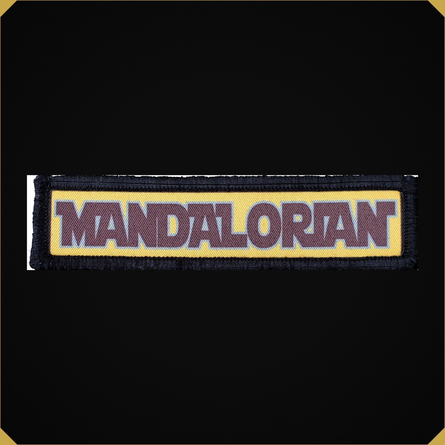 1x4 Mandalorian Star Wars Morale Patch