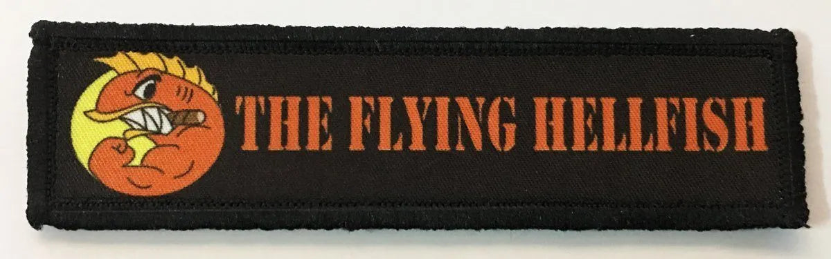 1x4 The Simpsons Fighting Hellfish Morale Patch Morale Patches Redheaded T Shirts