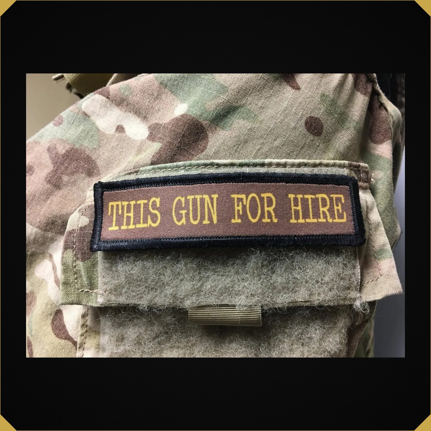 1x4 This Gun For Hire Morale Patch