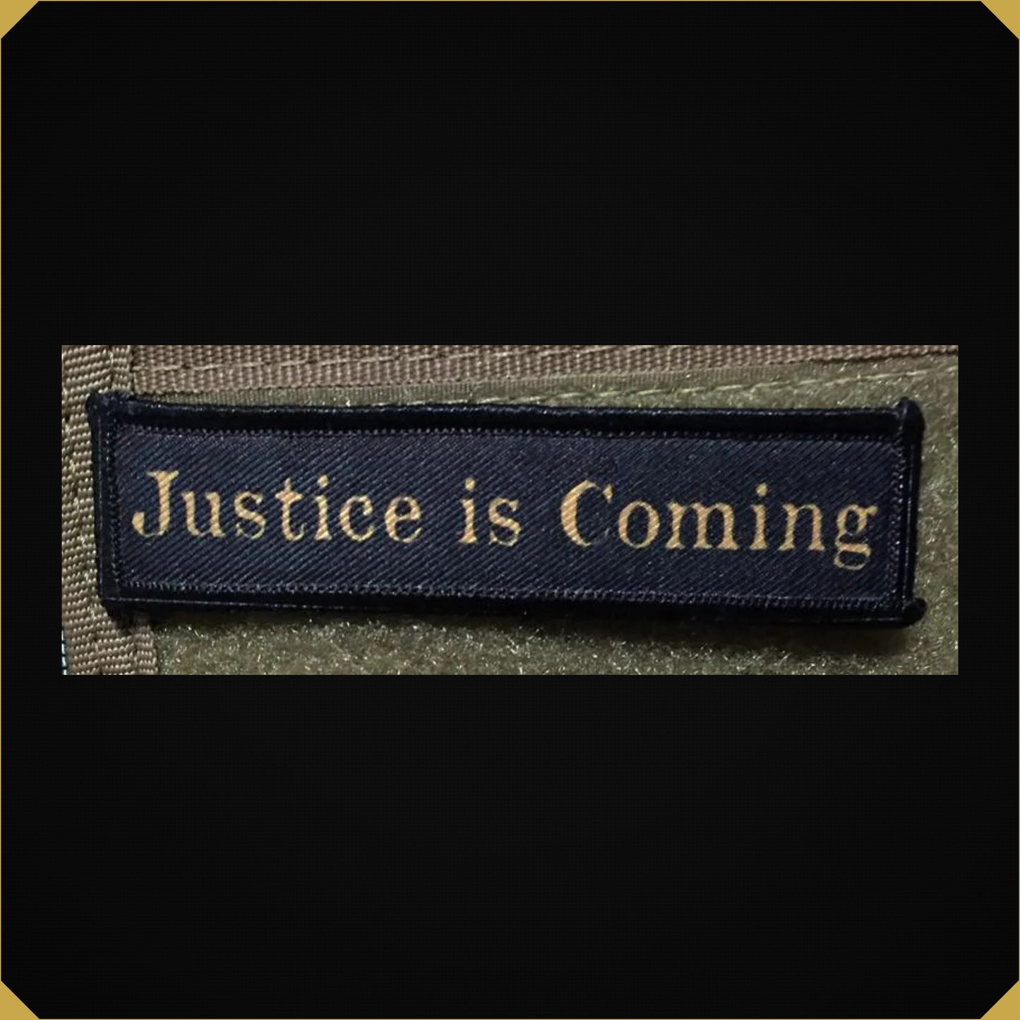 1x4 Tombstone Movie 'Justice is Coming' Morale Patch