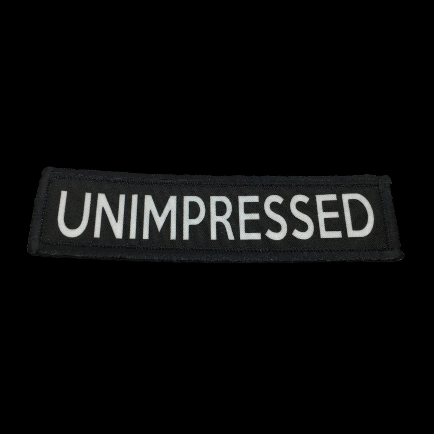 1x4 Unimpressed Morale Patch
