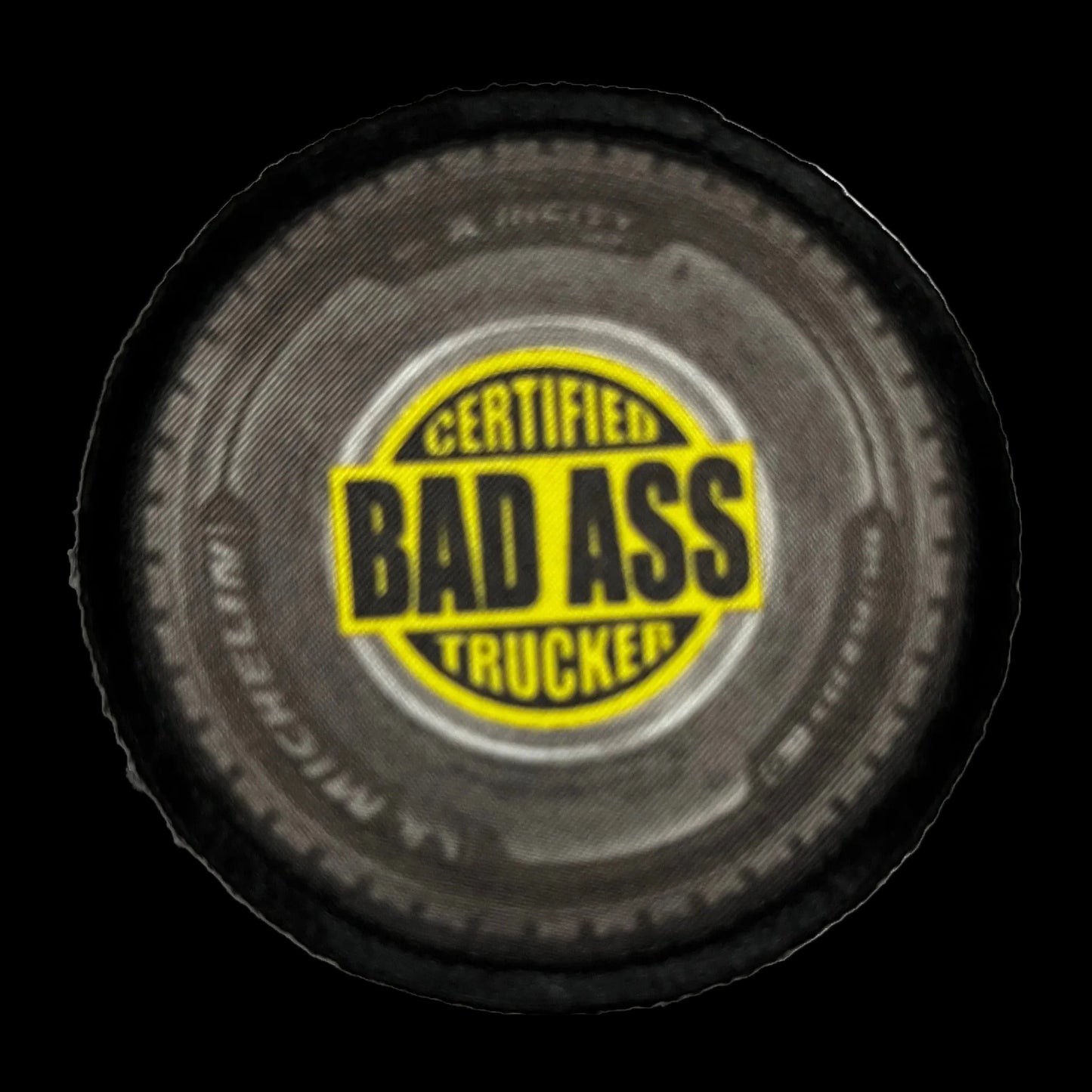 3" Certified Badass Trucker Morale Patch