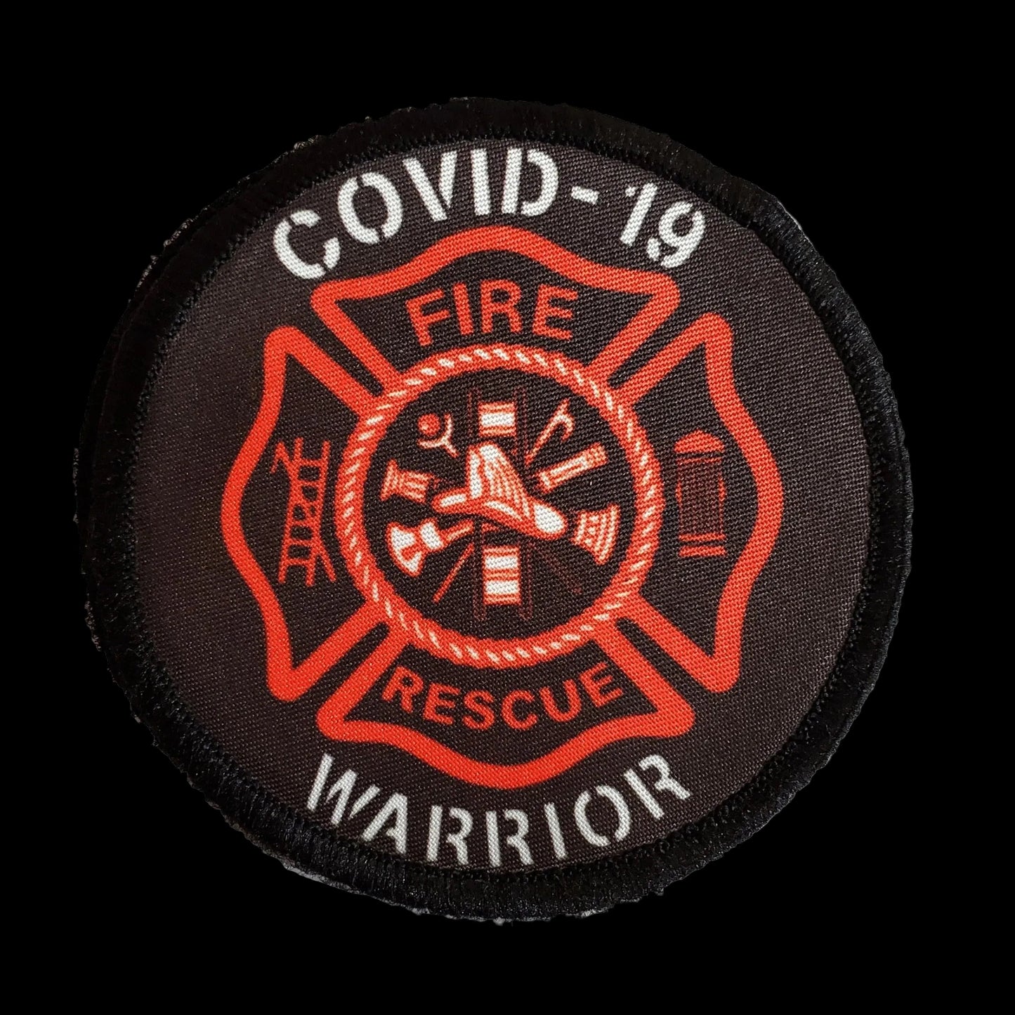 3" Fire & Rescue Covid-19 Warrior Morale Patch