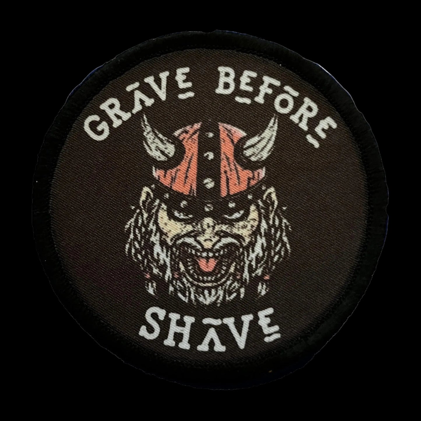 3" Viking Grave Before Shave Morale Patch