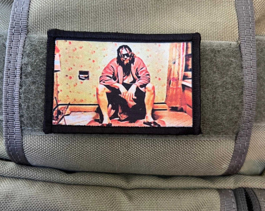 Big Lebowski Bathroom Scene Morale Patch