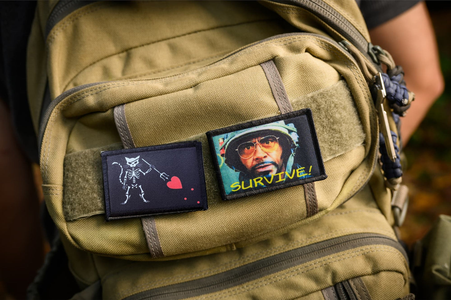 Blackbeard Cat Pirate Flag Morale Patch