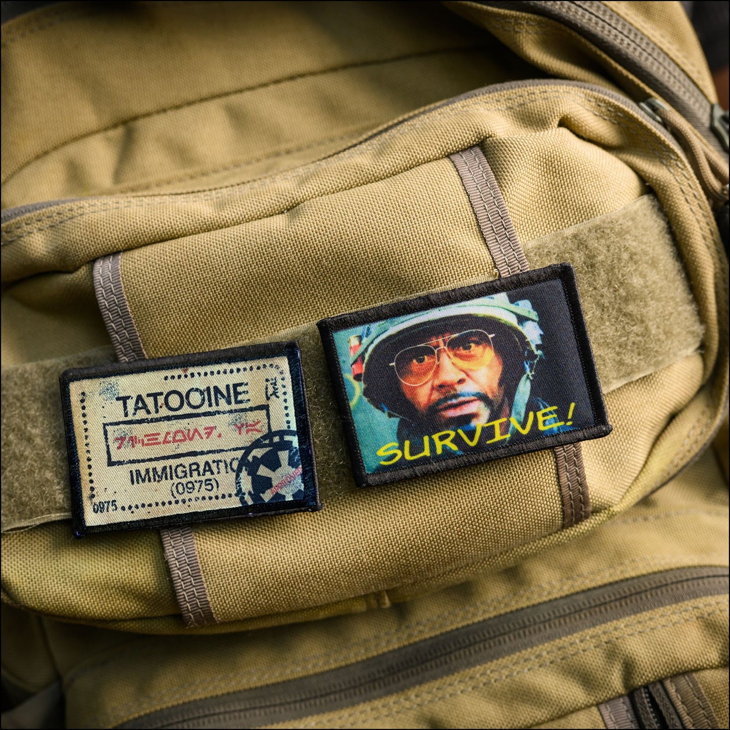 Star Wars Tattoine Passport Stamp Morale Patch