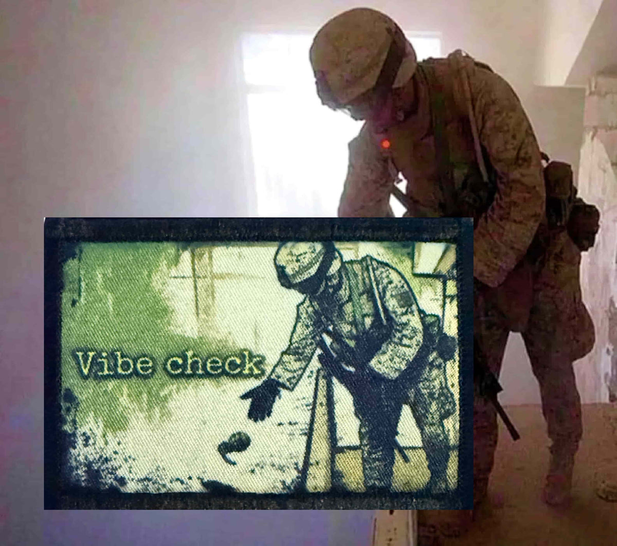 Vibe Check Meme Morale Patch