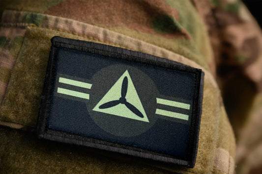 Civil Air Patrol Morale Patch CAP Insignia hoook and loop patch on OCP camo sleeve