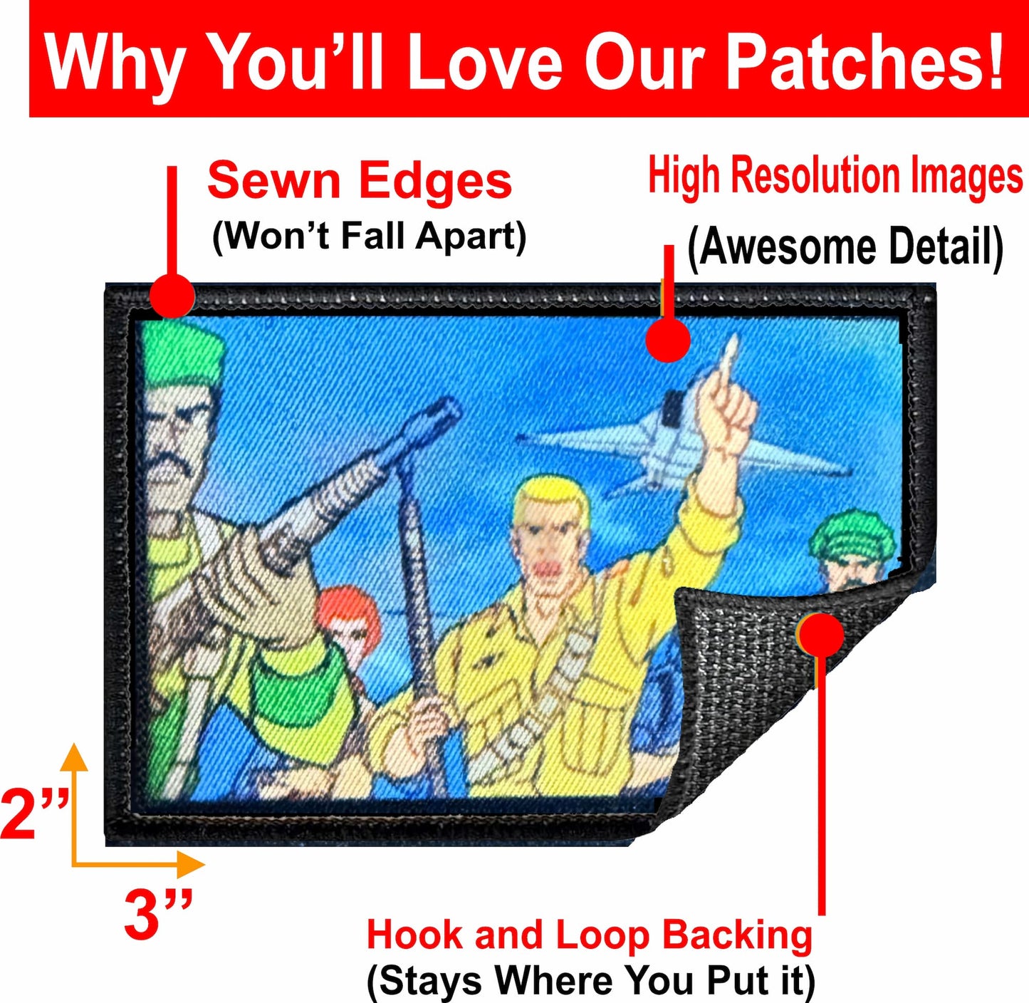Yo Joe GI Joe Morale Patch