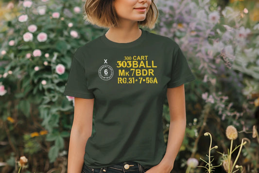 British 303 Ammo Can T Shirt Lee Enfield