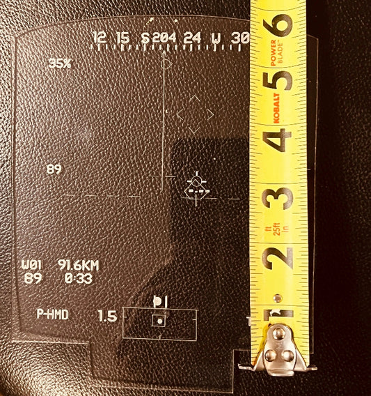 AH64 Apache Heads Up Display LED Light Sign