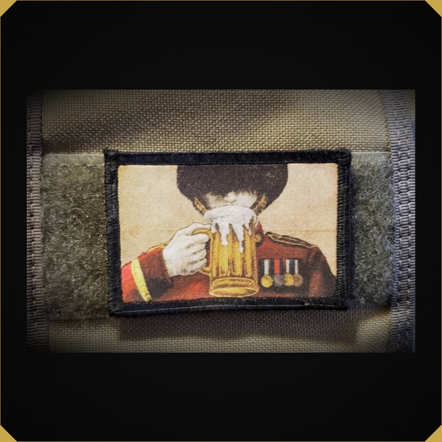 British Redcoat Beer Morale Patch