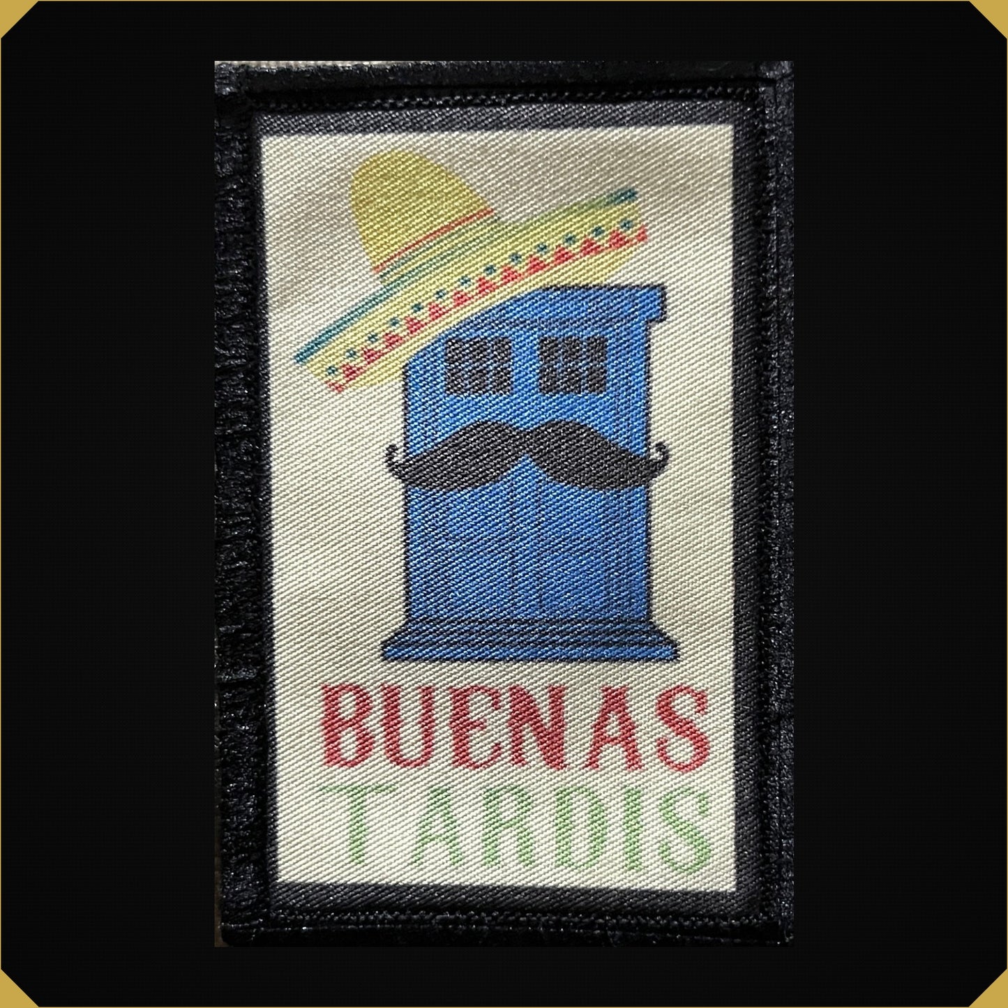 Buenas TARDIS Sombrero Doctor Who Morale Patch