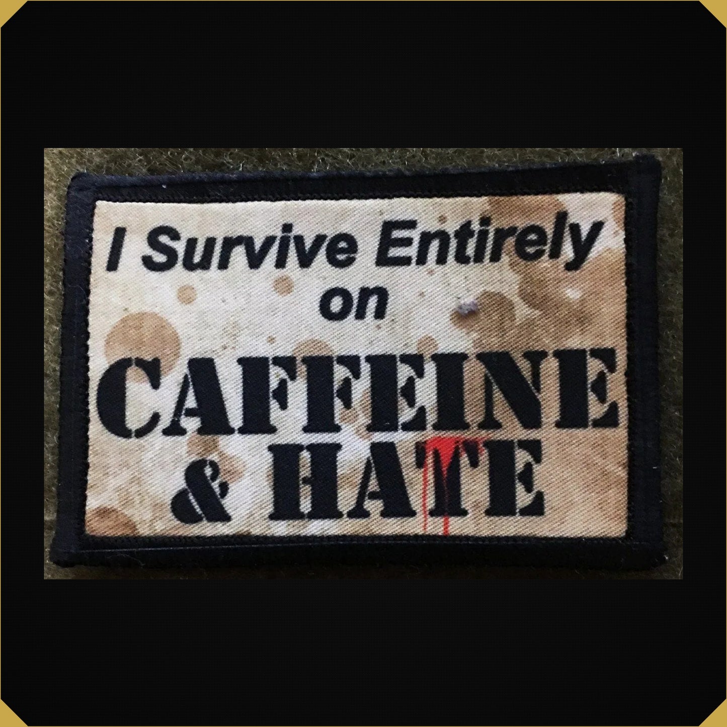Caffeine and Hate Morale Patch