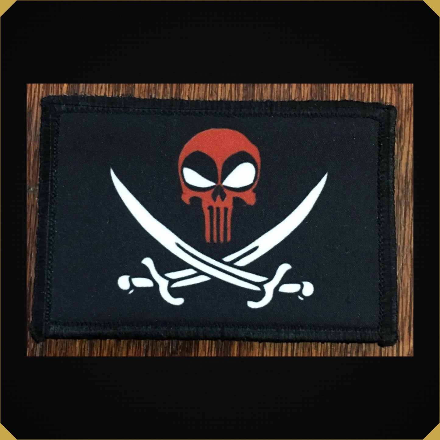 Calico Jack Deadpool Punisher Morale Patch
