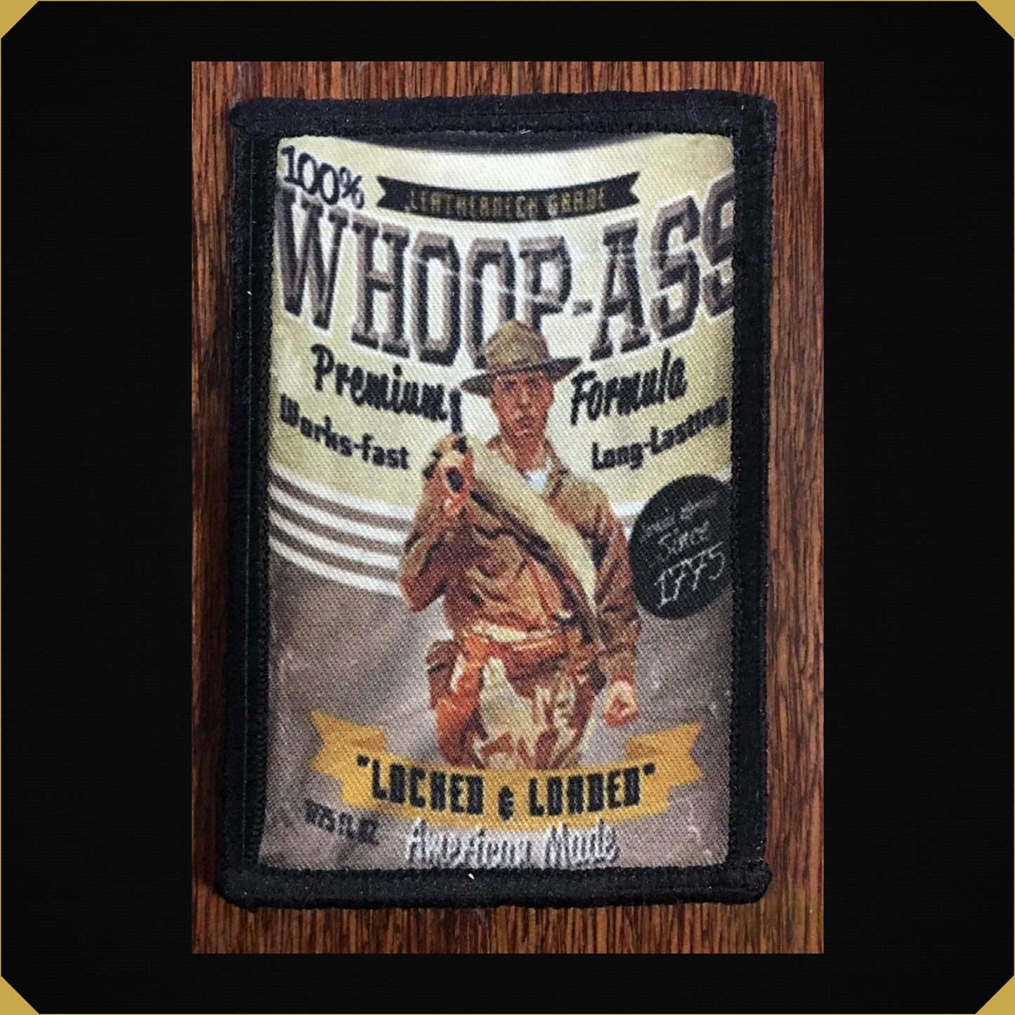 Can of American Whoop Ass Morale Patch
