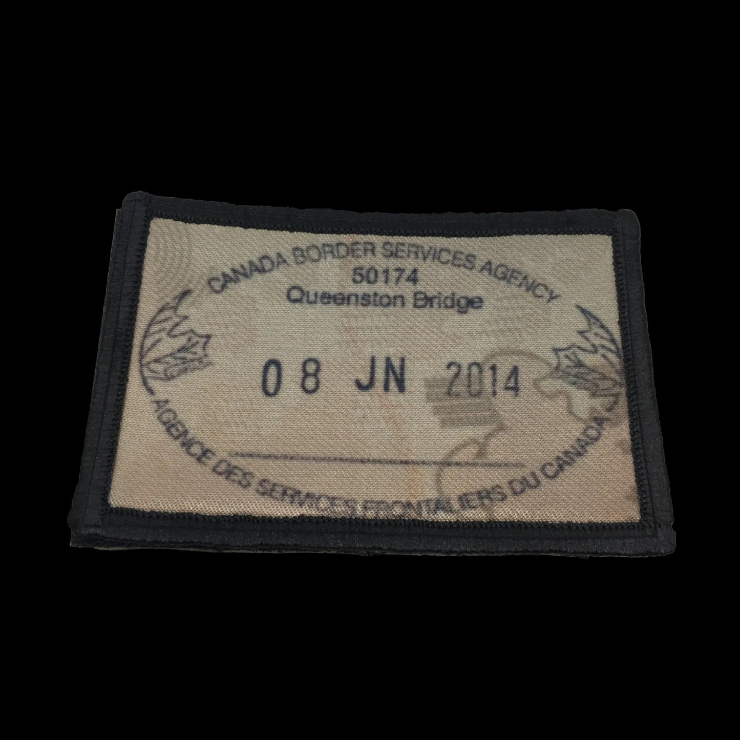Canadian Passport Stamp Morale Patch
