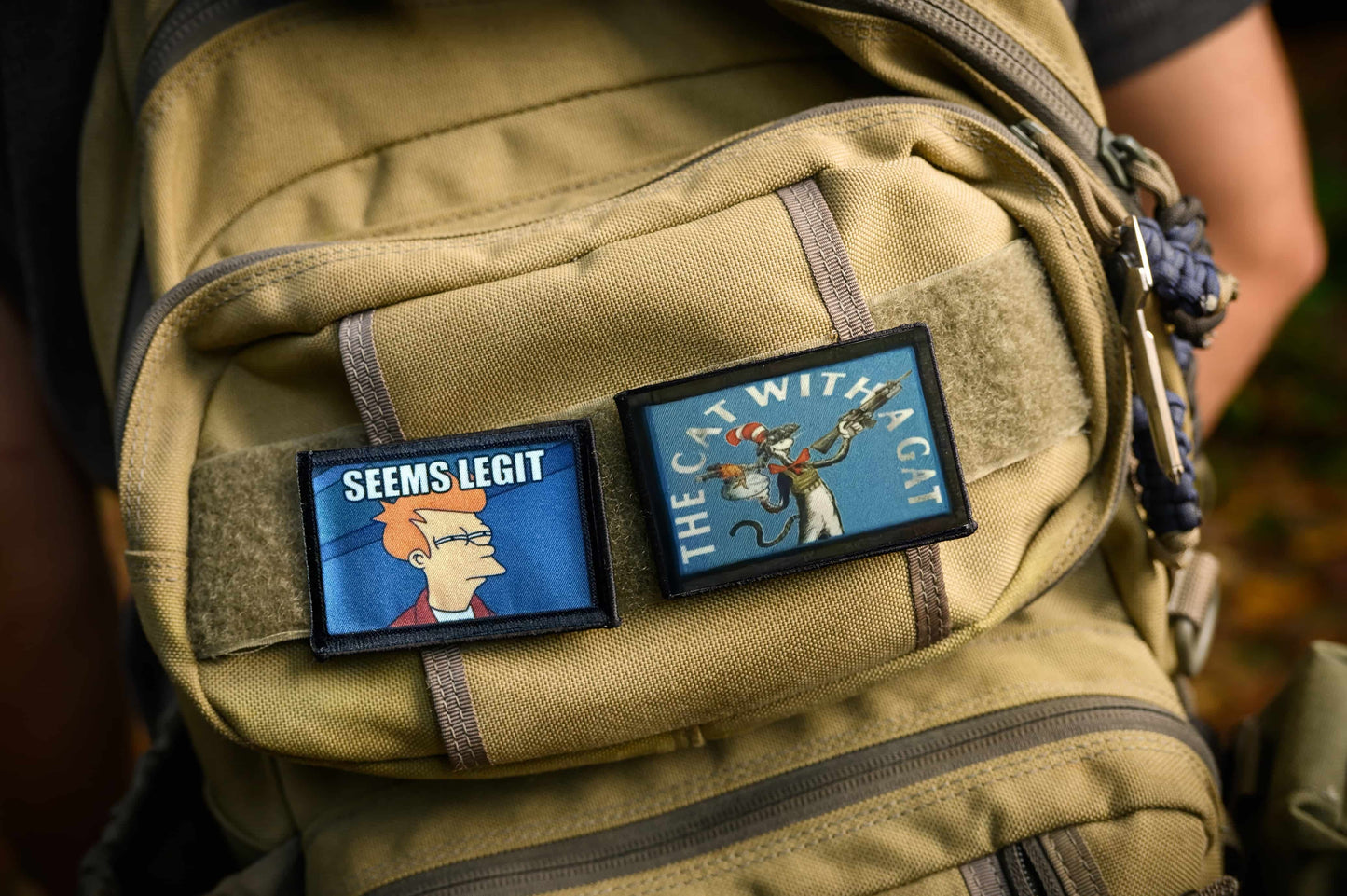 Cat with a Gat Morale Patch
