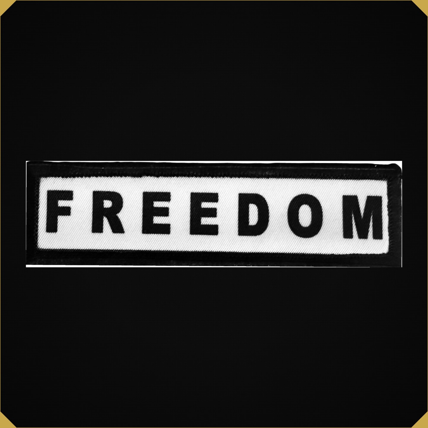 1x4 Charlie Kirk Freedom USA Flag Morale patch