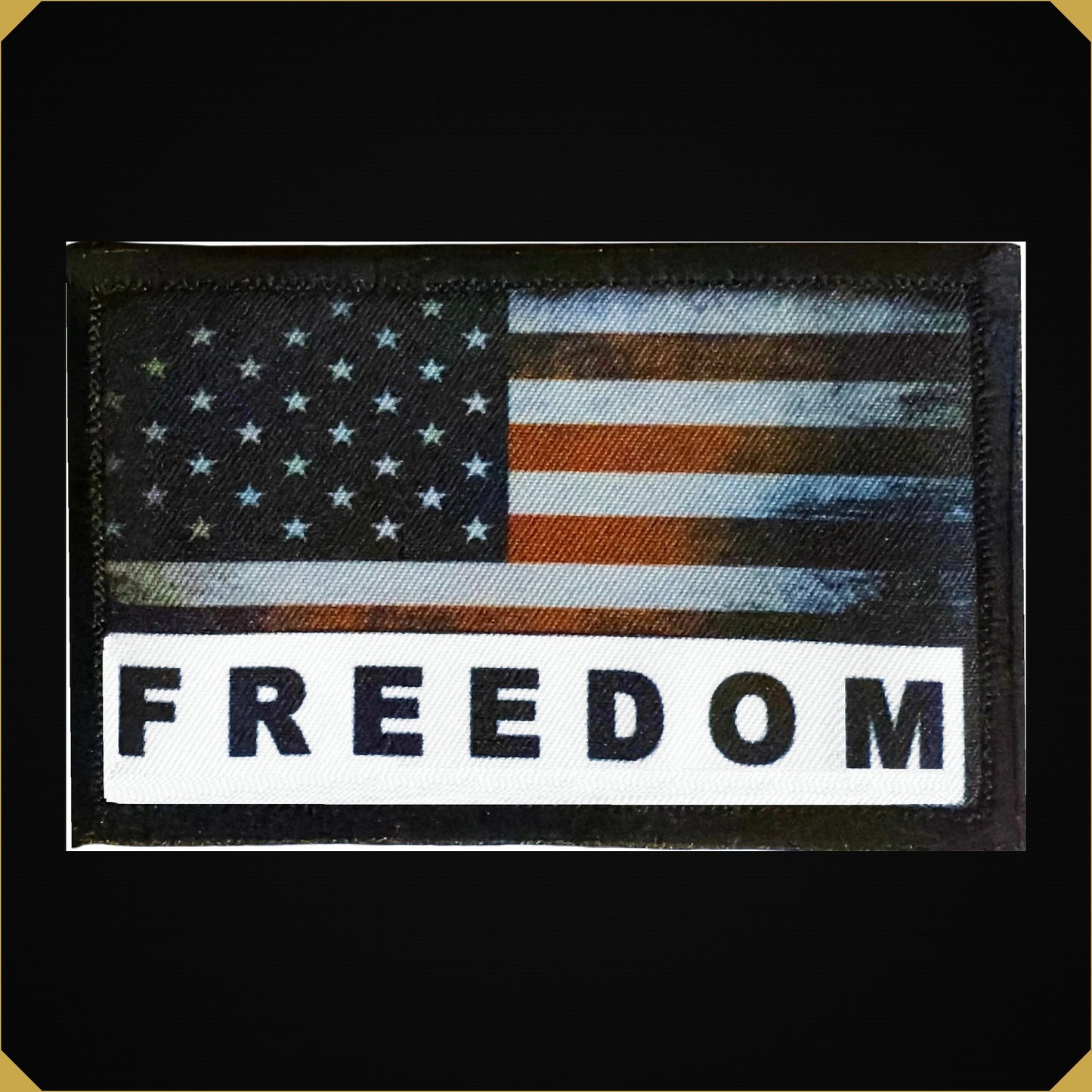 Charlie Kirk Freedom USA Flag Morale patch