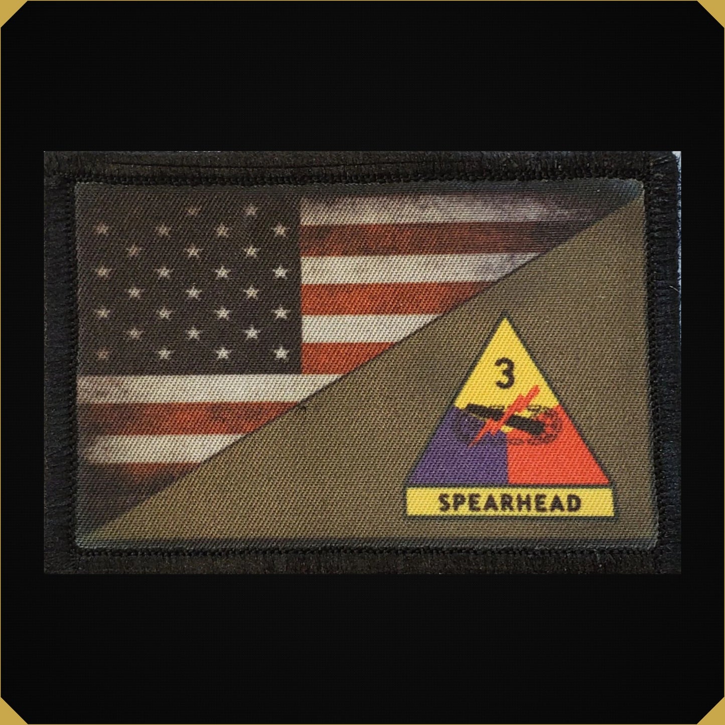 3rd Armored Division / USA Flag Morale Patch