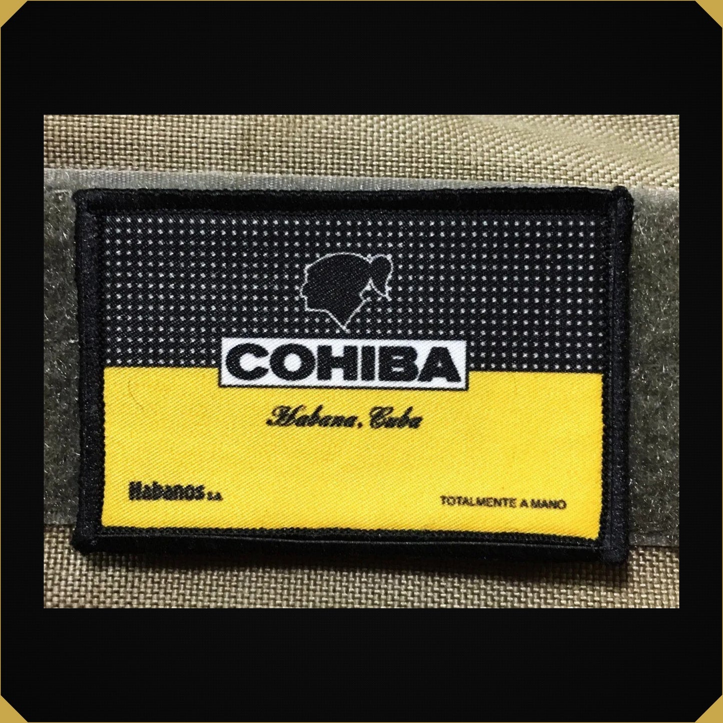 Cuban Cohiba Cigar Morale Patch