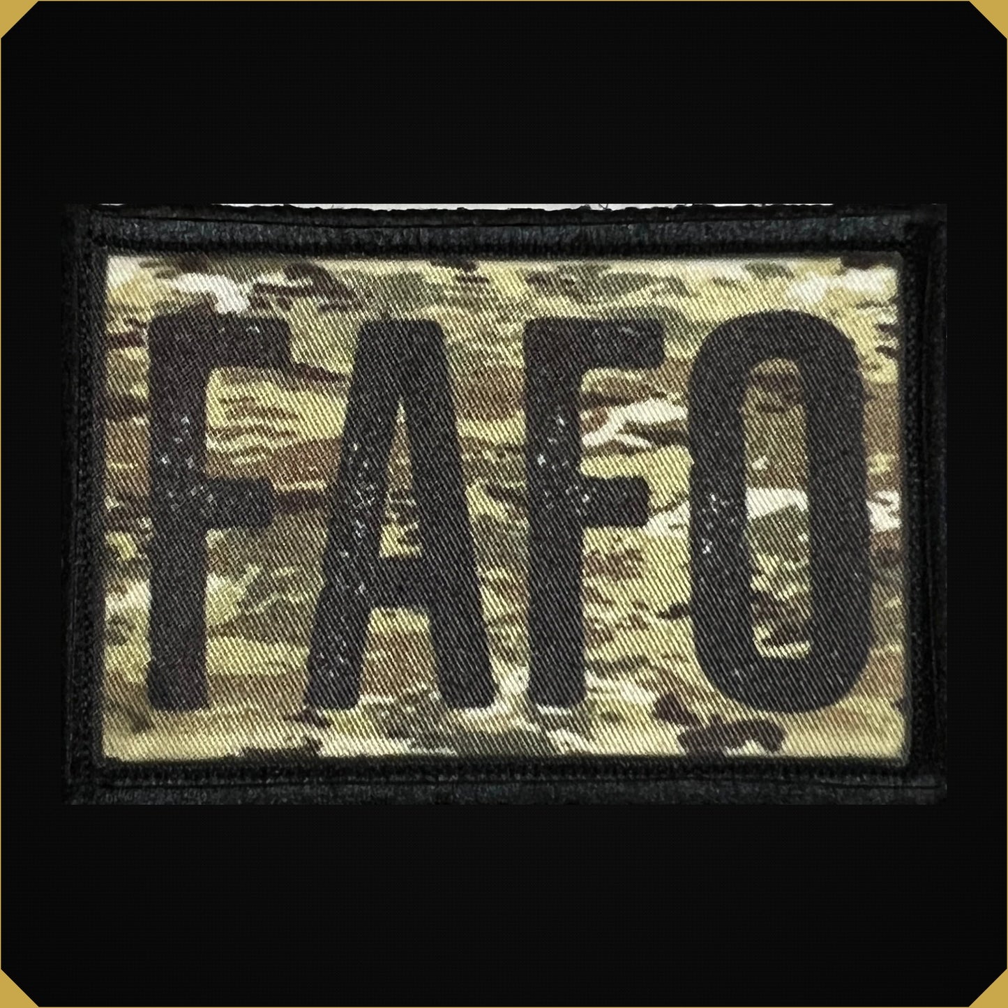 FAFO Multicam Subdued Morale Patch