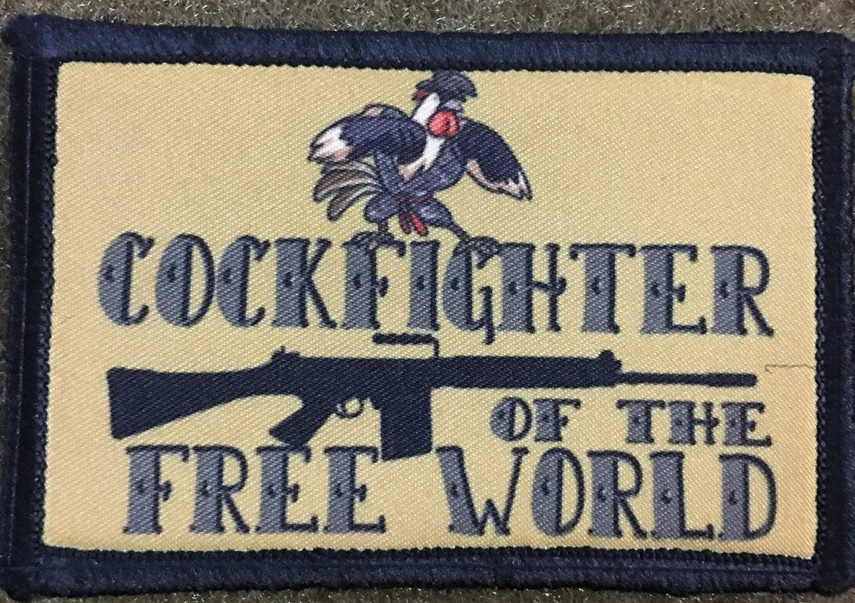 FN FAL Cockfighter of the Free World Morale Patch Morale Patches Redheaded T Shirts