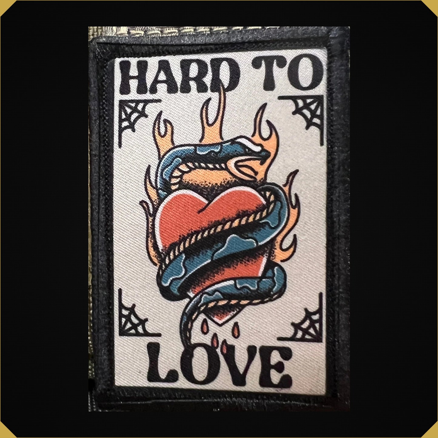 Hard To Love Tattoo Morale Patch
