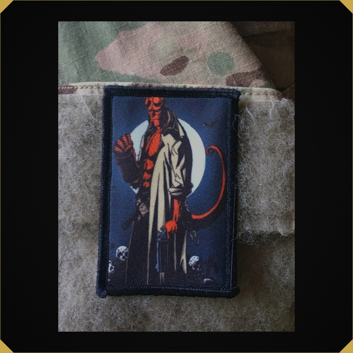 Hellboy Comic Morale Patch
