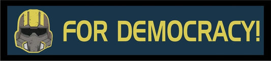 Helldivers 2 For Democracy! Tactical Velcro Morale Patch