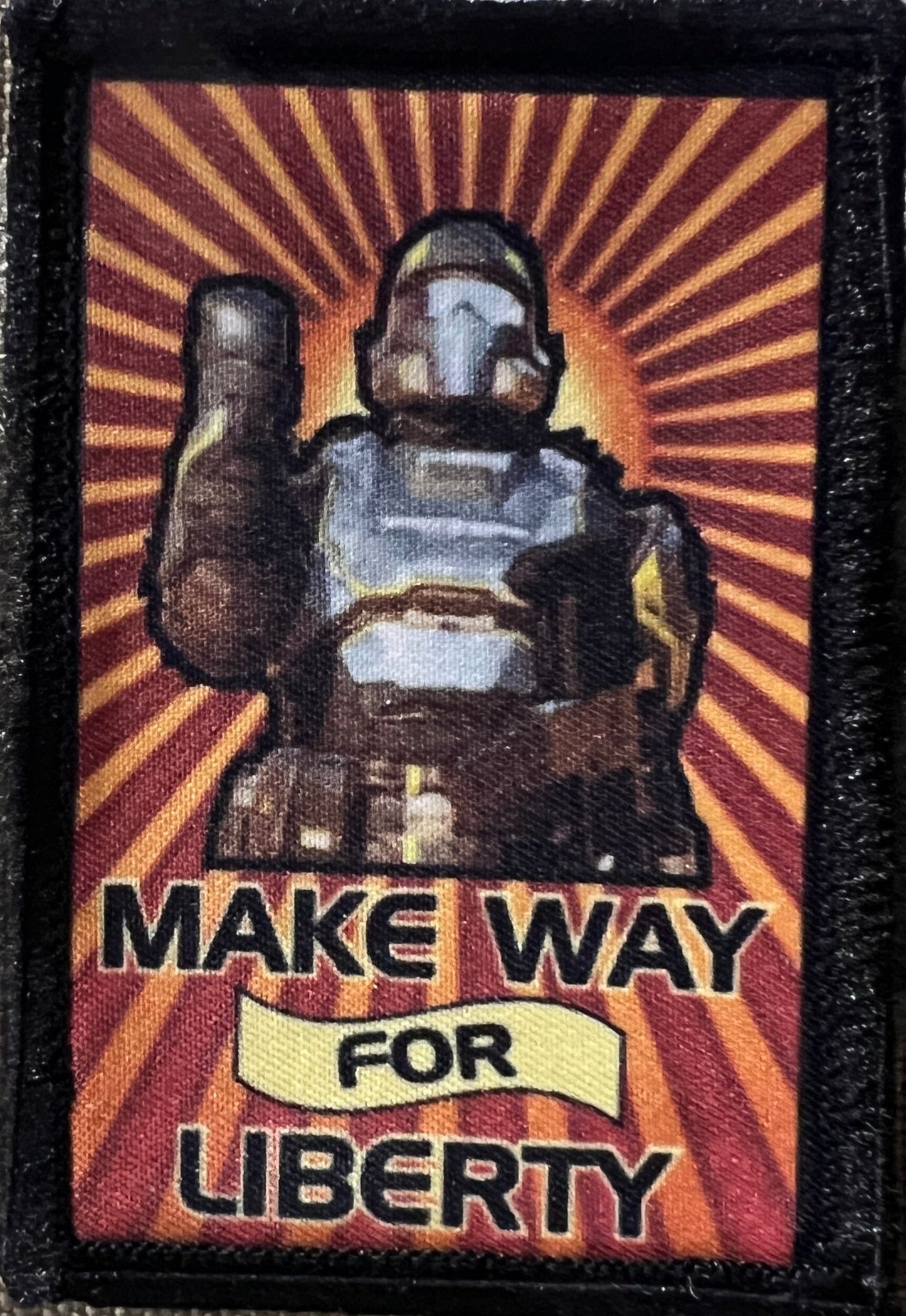 Helldivers 2 Make Way For Liberty Morale Patch Morale Patches Redheaded T Shirts 