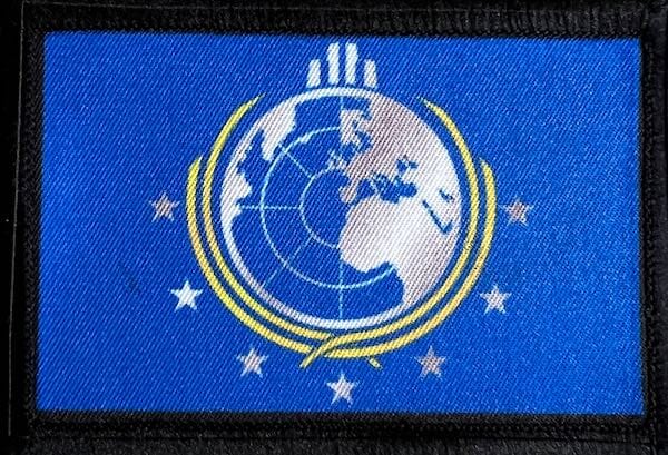 Helldivers 2 Super Earth Flag Morale Patch Morale Patches Redheaded T Shirts 