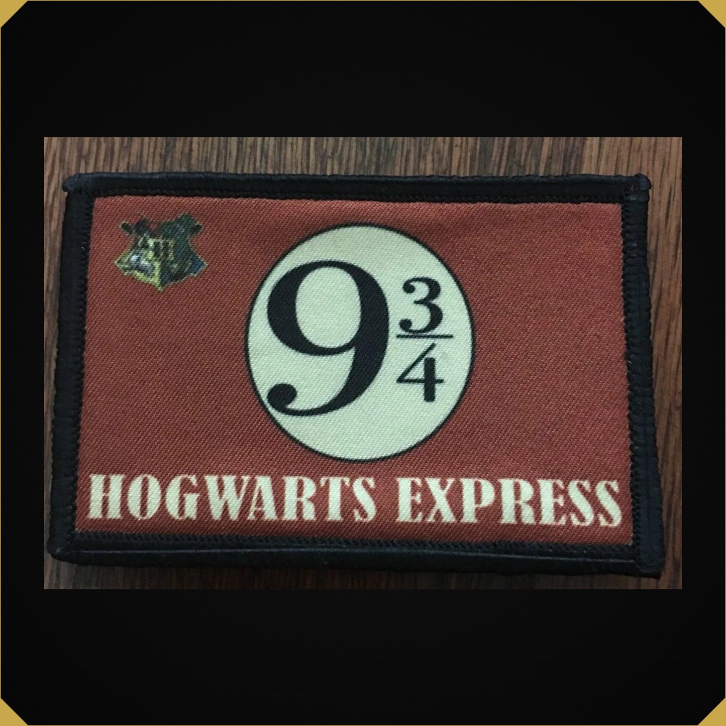 '9 3/4 Hogwarts Express' 2x3 Harry Potter themed Morale Patch