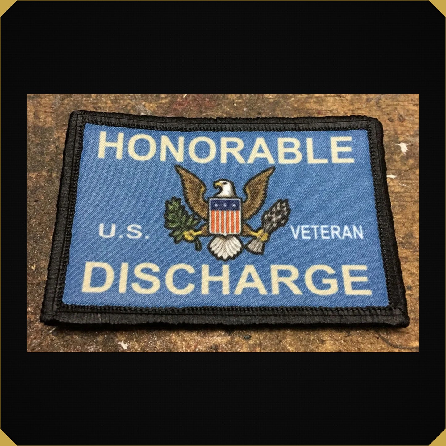 Honorable Discharge USA Veteran Morale Patch
