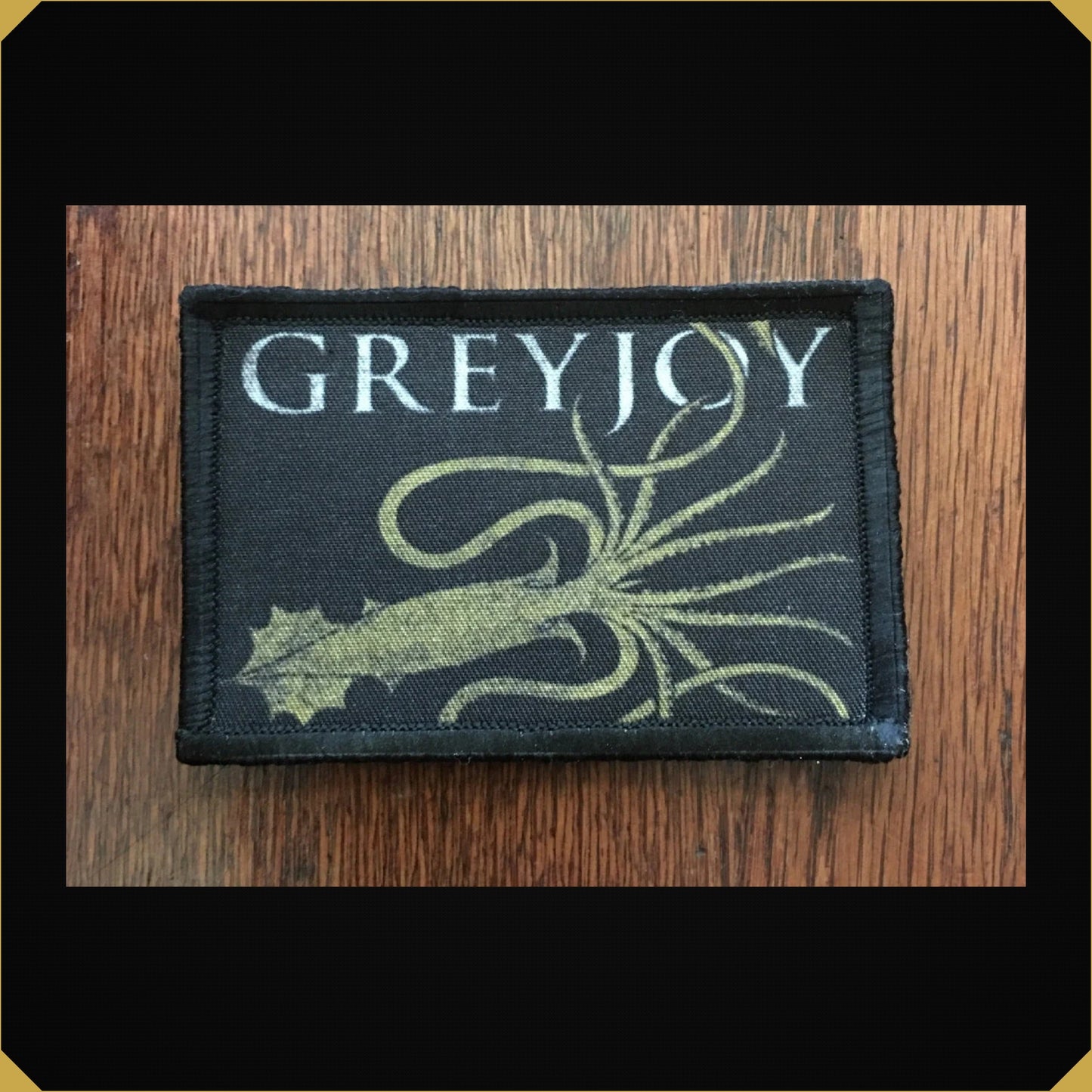 House Greyjoy Sigil Game of Thrones Morale Patch