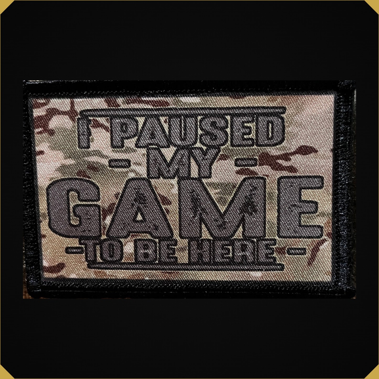 I Paused My Game to Be Here Morale Patch