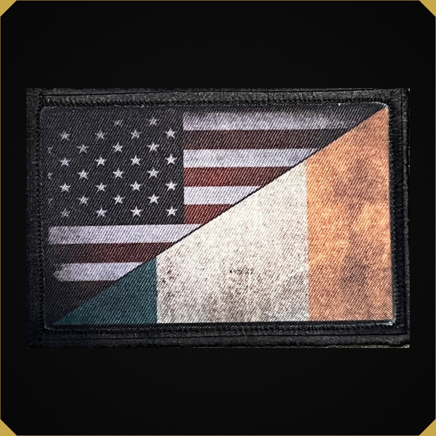 Ireland USA Flag Morale Patch