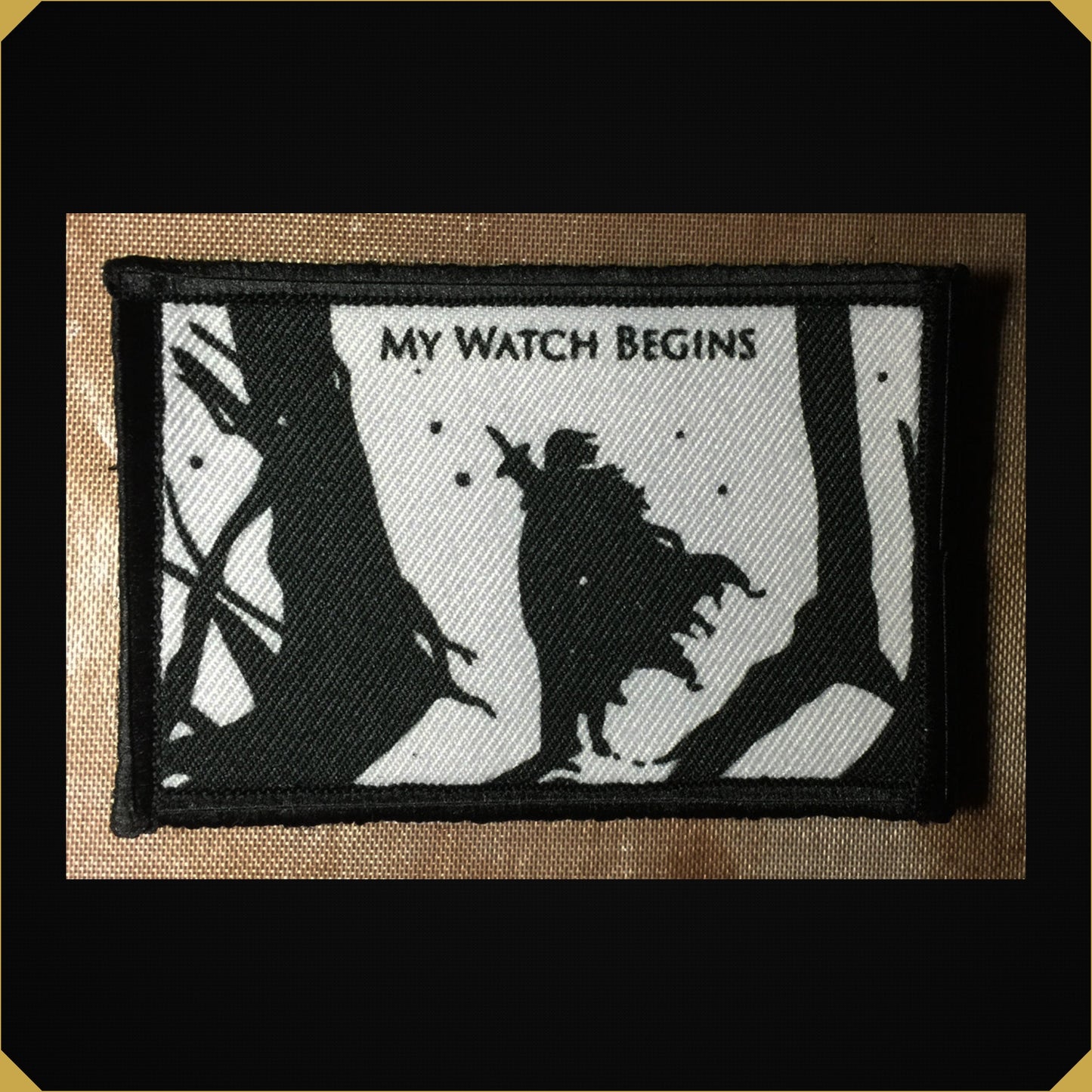Jon Snow "My Watch Begins" Game of Thrones Morale Patch