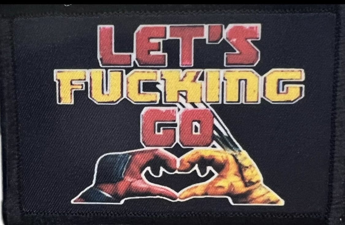 Deadpool Wolverine Deadpool 3 Lets fucking go lfg Velcro Morale Patch 9