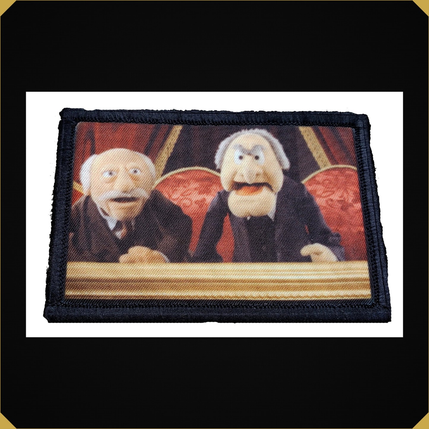 Muppets Judges in Balcony 2x3" Morale Patch