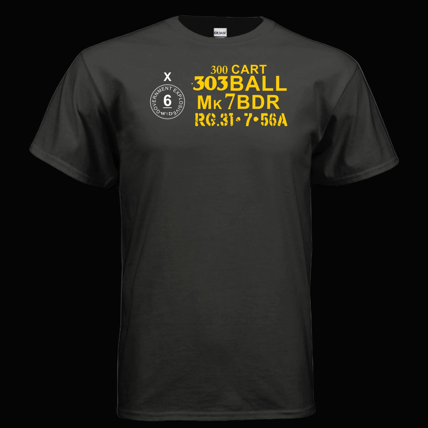 British 303 Ammo Can T Shirt Lee Enfield