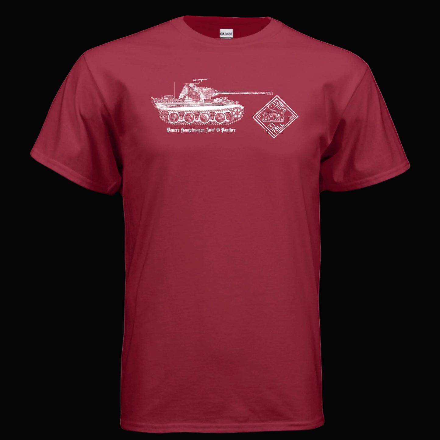 ASL Advanced Squad Leader Panther Tank T Shirt