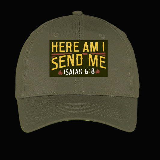 Isaiah 6-8 Here I Am Send Me hat